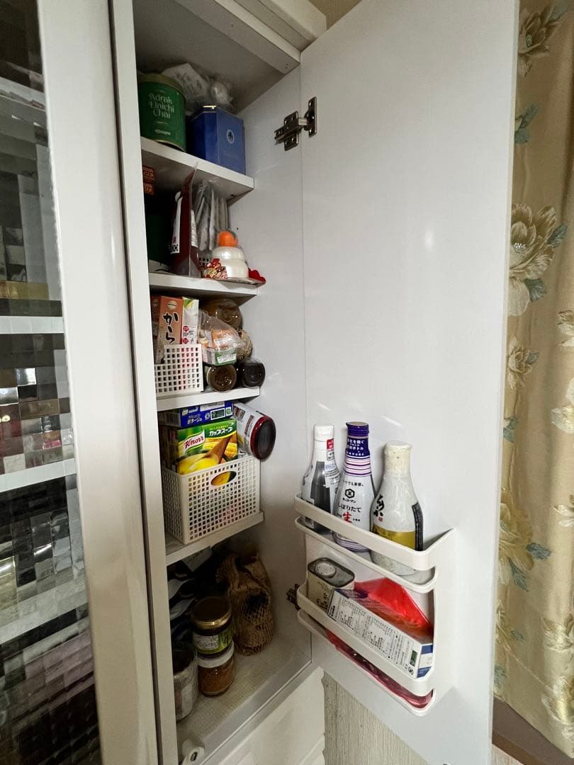 タカバンド✳️美品✳️大川家具　食器棚　キッチンストッカー　隙間　幅30cm