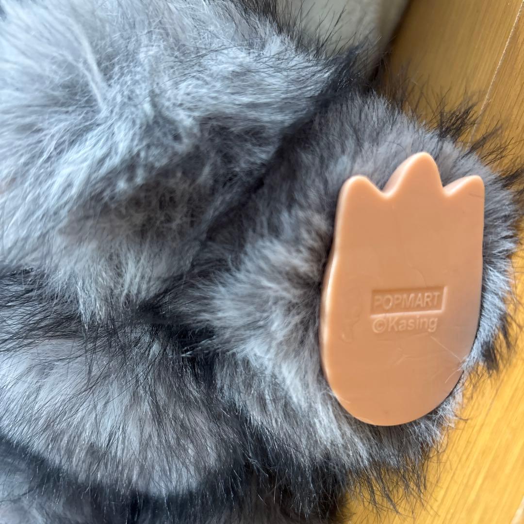 海外限定 ラブブ ジモモ ビッグサイズ シークレット 黒 グレー 38cm