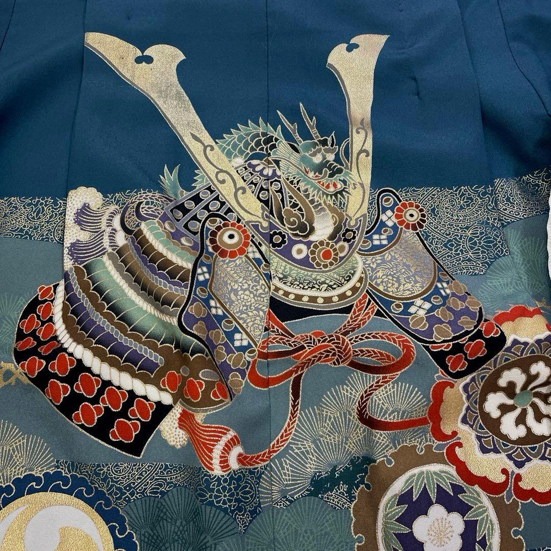 七五三 羽織セット 男の子 羽織 着物 長襦袢 半衿付き 5歳 No.141