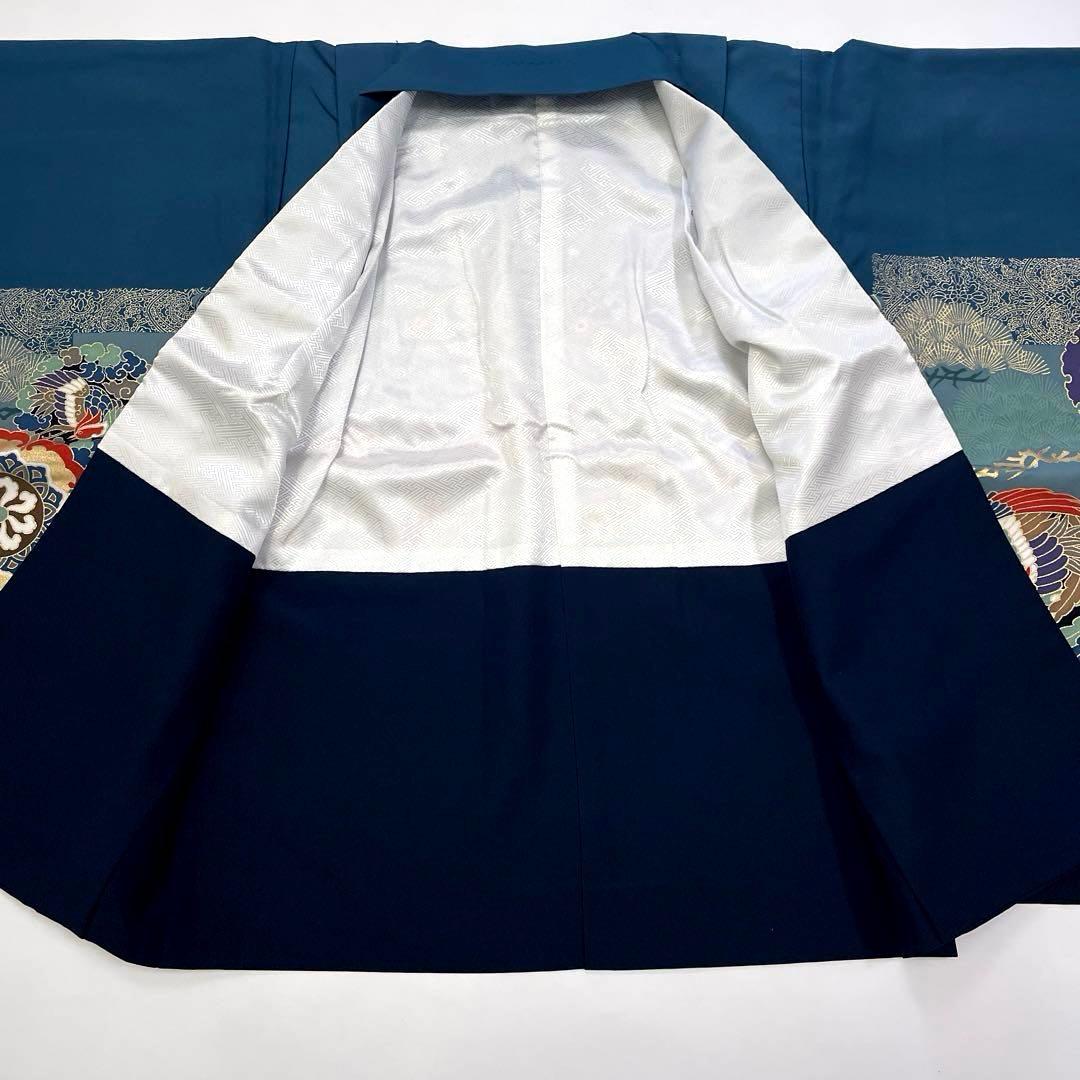 七五三 羽織セット 男の子 羽織 着物 長襦袢 半衿付き 5歳 No.141
