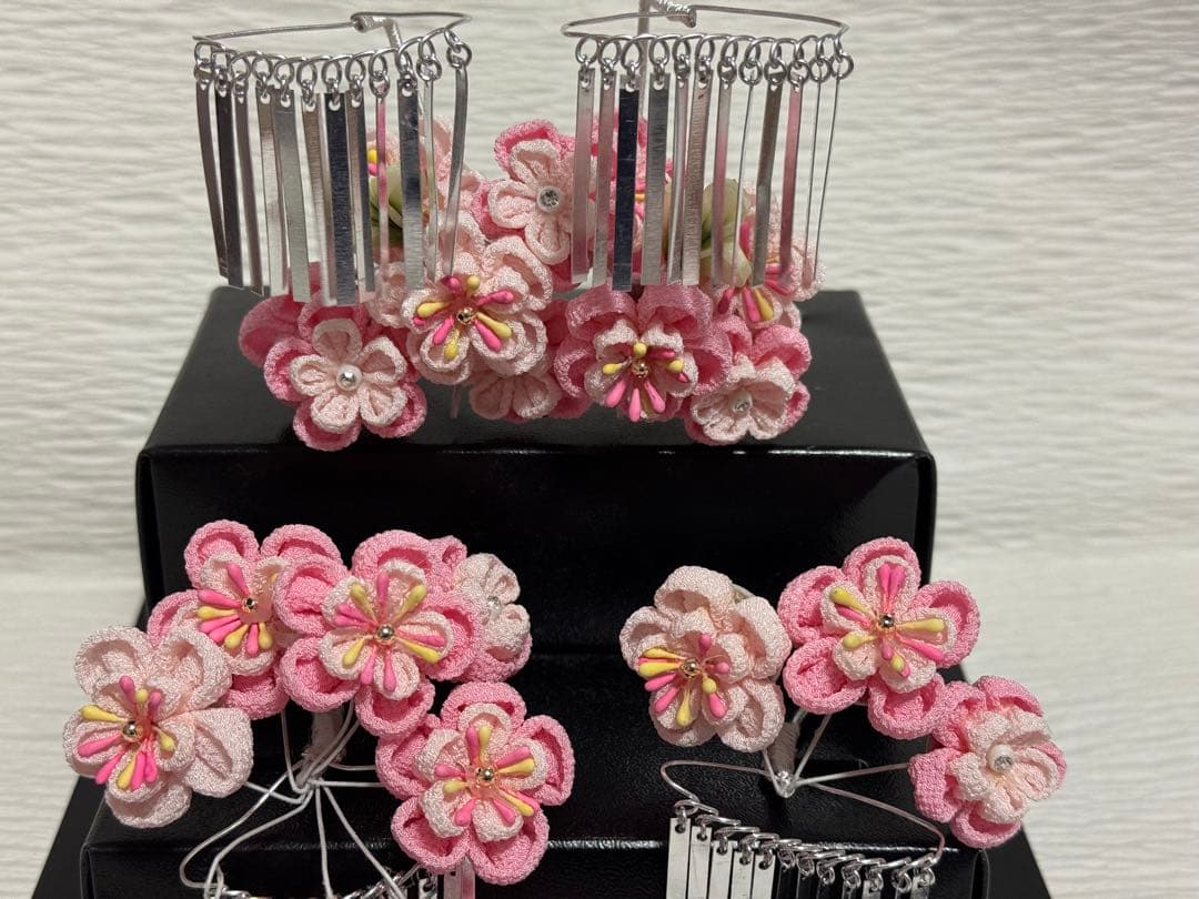 七五三　勝山かんざし　かのこ・ちんころ　ピンク