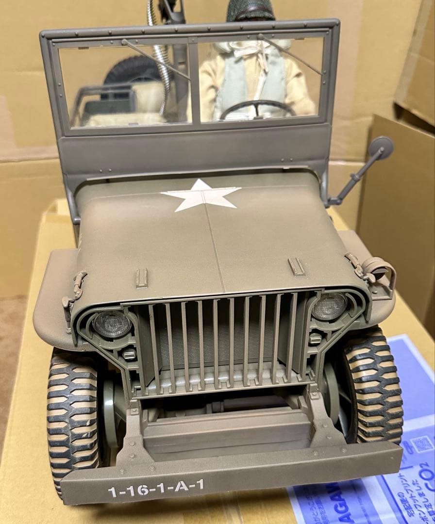 WILLYS JEEP 1/6サイズ ジープ フィギュア付き - メルカリ