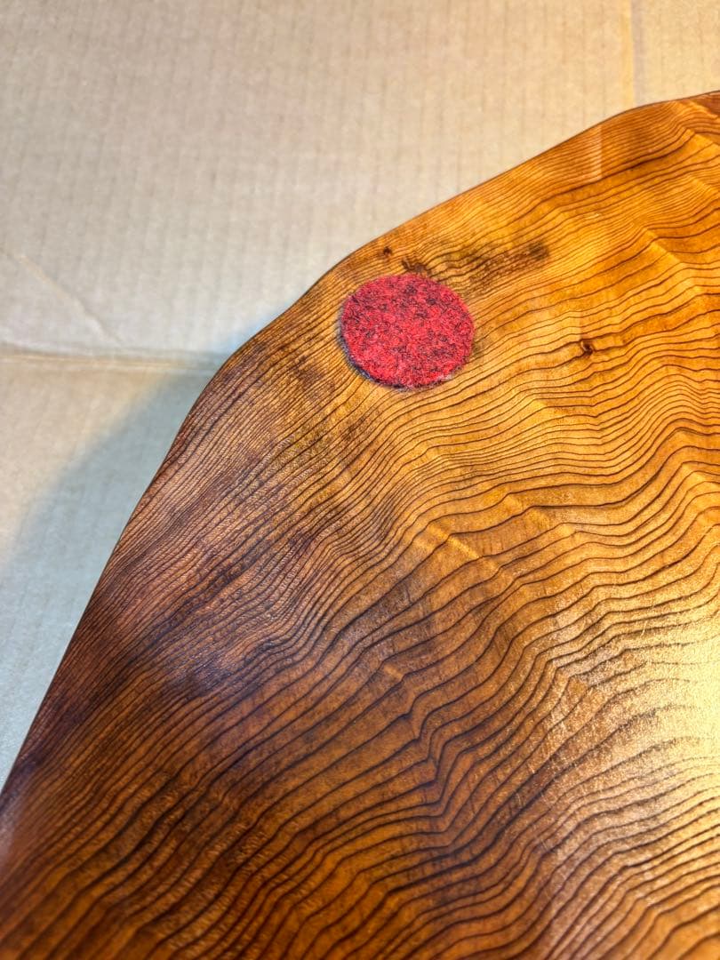 アンティークな大きめ屋久杉 花台 54cmx31cm 虎杢 希少 - メルカリ