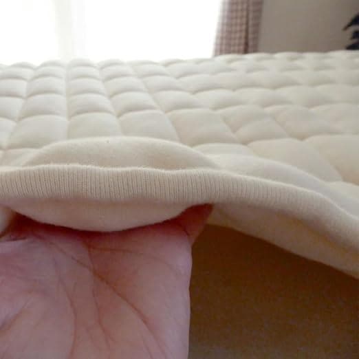 【美品】billerbeck ビラベック 羊毛ベッドパッド クイーンサイズ