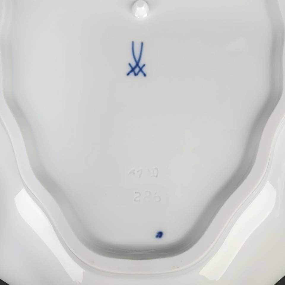 ◎未使用級◎マイセン　ブルーオニオン　サービスプレート　皿　プレート　箱つき