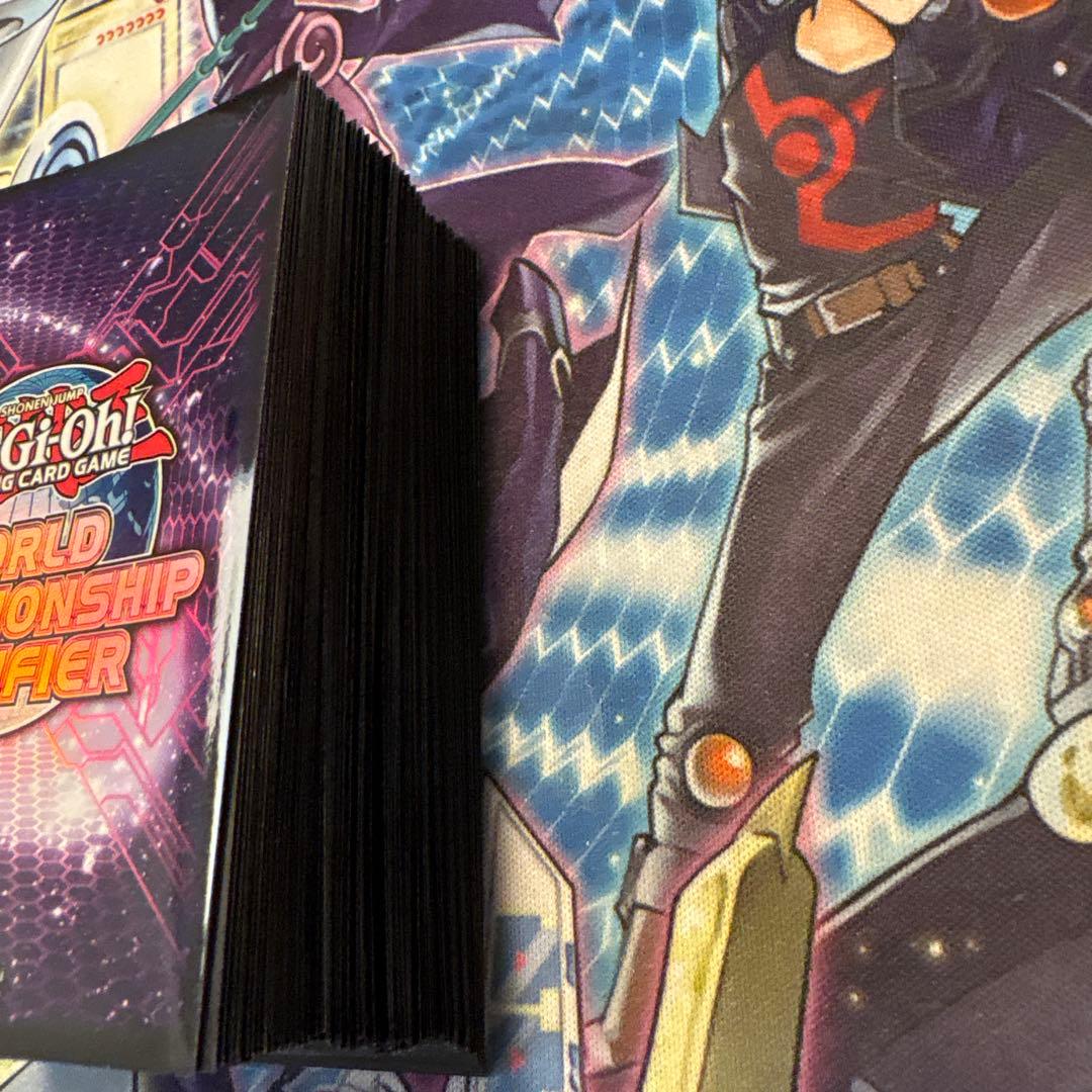 遊戯王　wcq 2014 スリーブ　パープル　紫　100枚　中古