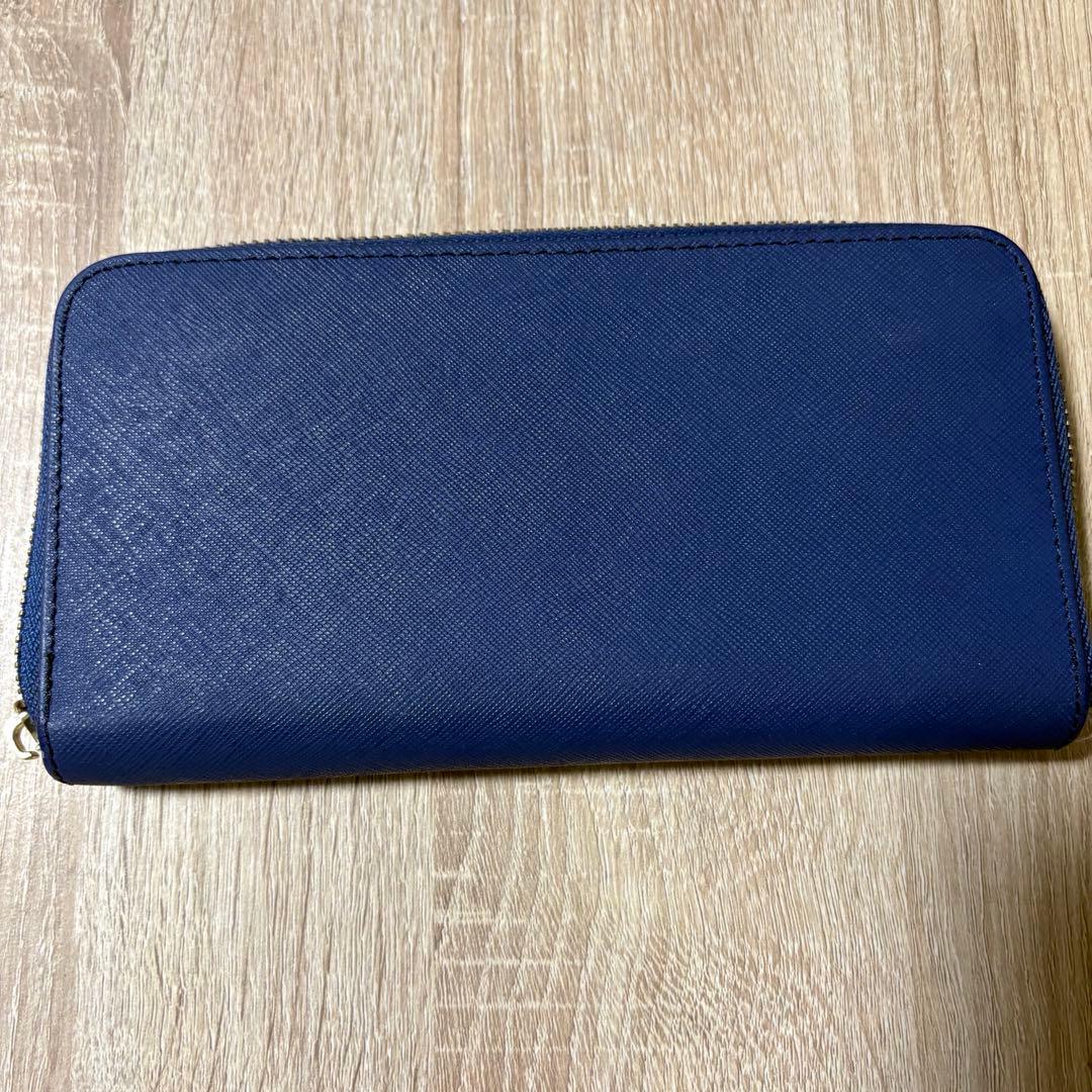 PRADA サフィアーノレザー 長財布 ブルー ジャンク - メルカリ