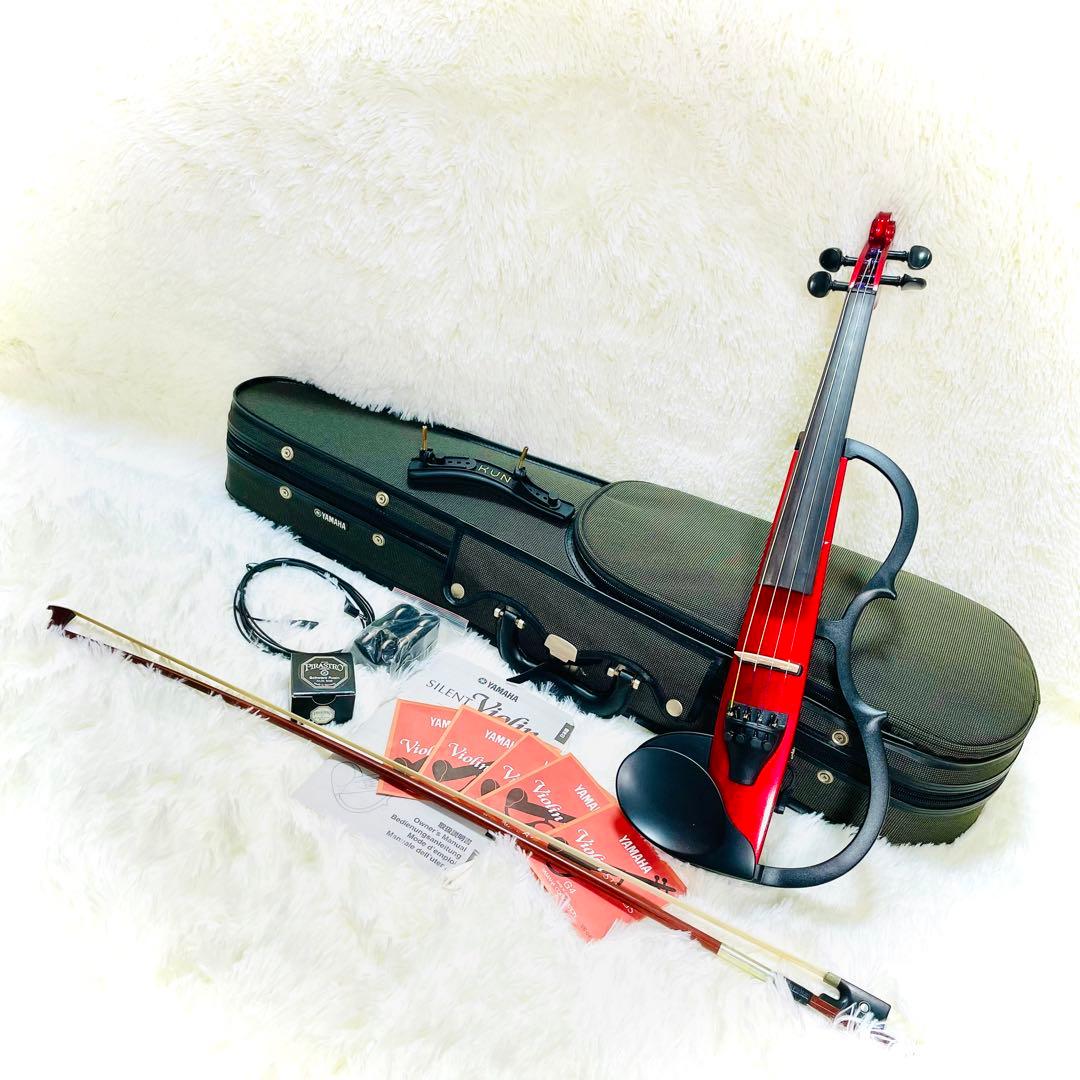 超美品 交換用弦付き YAMAHA SV-120 サイレントバイオリン ヤマハ