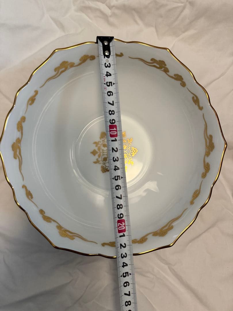 大倉陶園 瑠璃地金蝕鳳凰文輪花 菓子鉢銘々皿 限定１００組 創立七十五周年記念