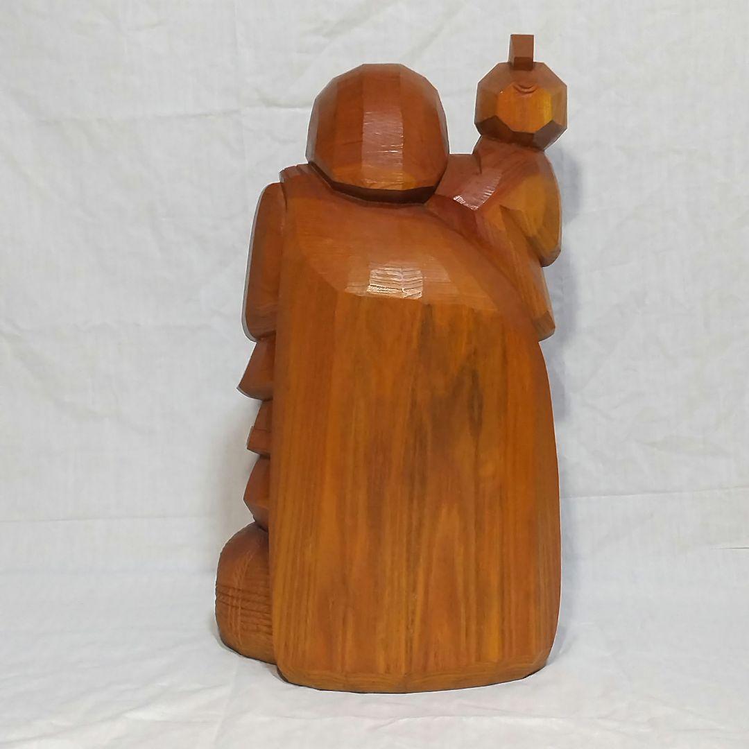 ＊高さ46.5cm 大きな大黒さま 天然木一刀彫 木のぬくもりと存在感 縁起物