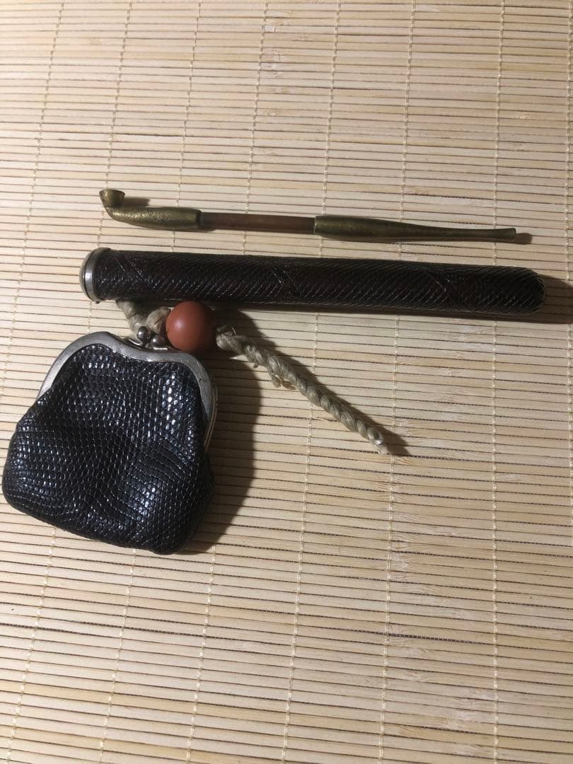 【煙管、煙管入れ、煙草入れ】3点セット　キセル
