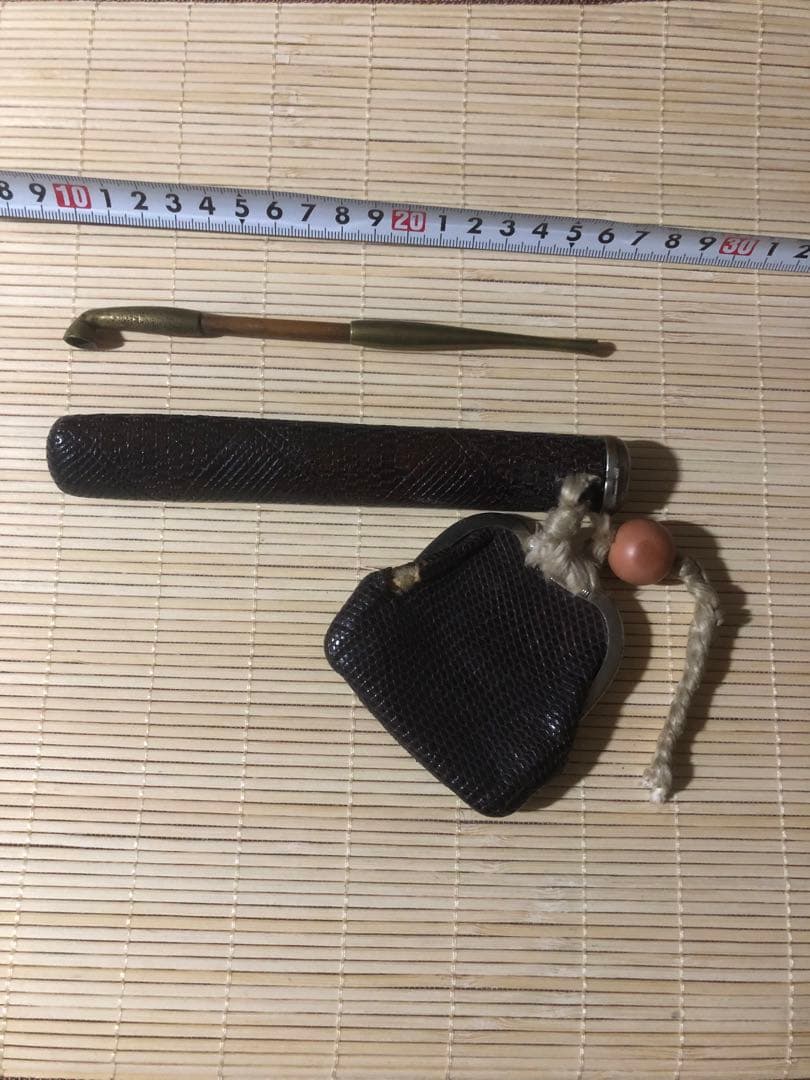 【煙管、煙管入れ、煙草入れ】3点セット　キセル