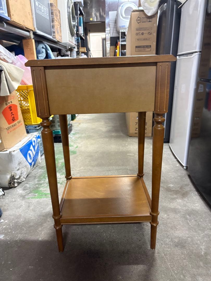 未使用 カリモク 電話台 花台 昭和 レトロ