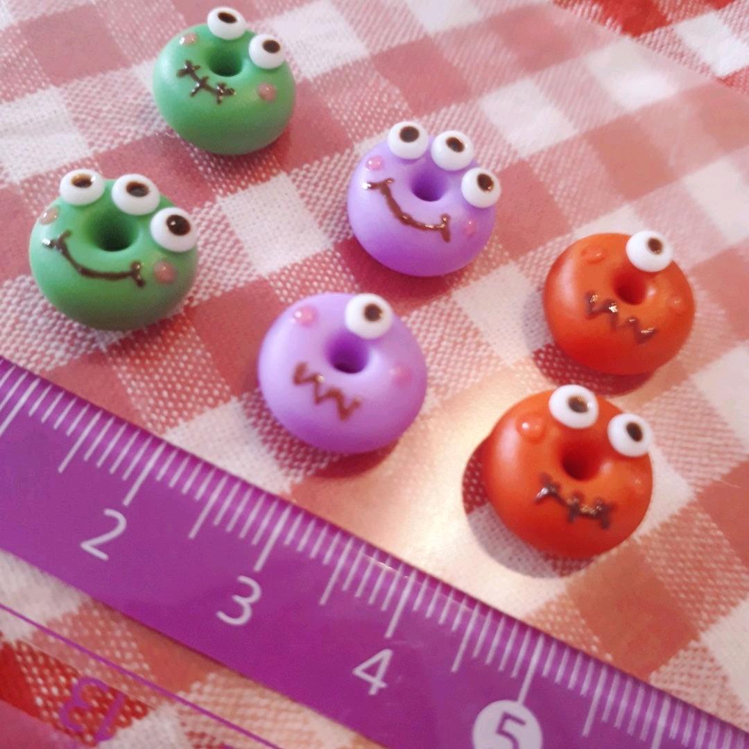 【タイムセール】小さなモンスター兄弟A☆ドーナツ☆ハロウィン