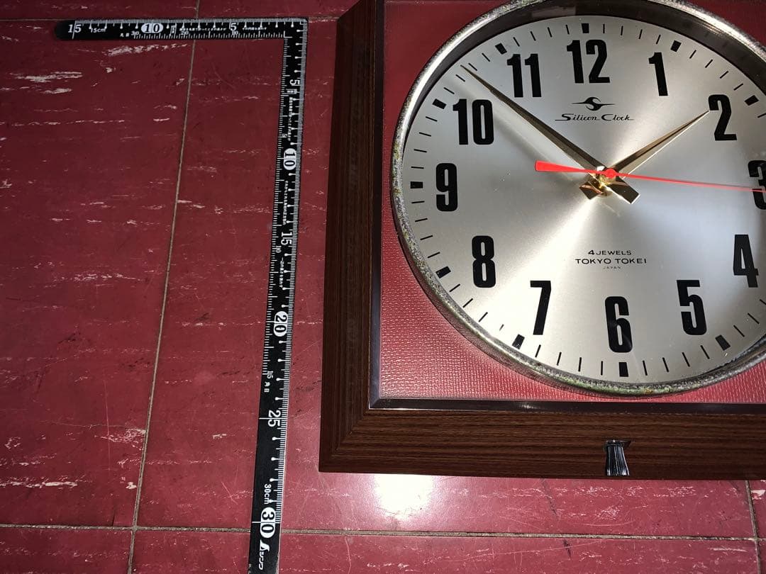 昭和レトロ　動作品　東京時計　Silicon Clock スペースエイジ　レア