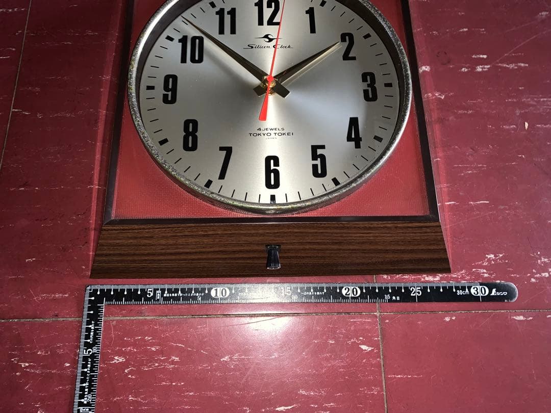 昭和レトロ　動作品　東京時計　Silicon Clock スペースエイジ　レア
