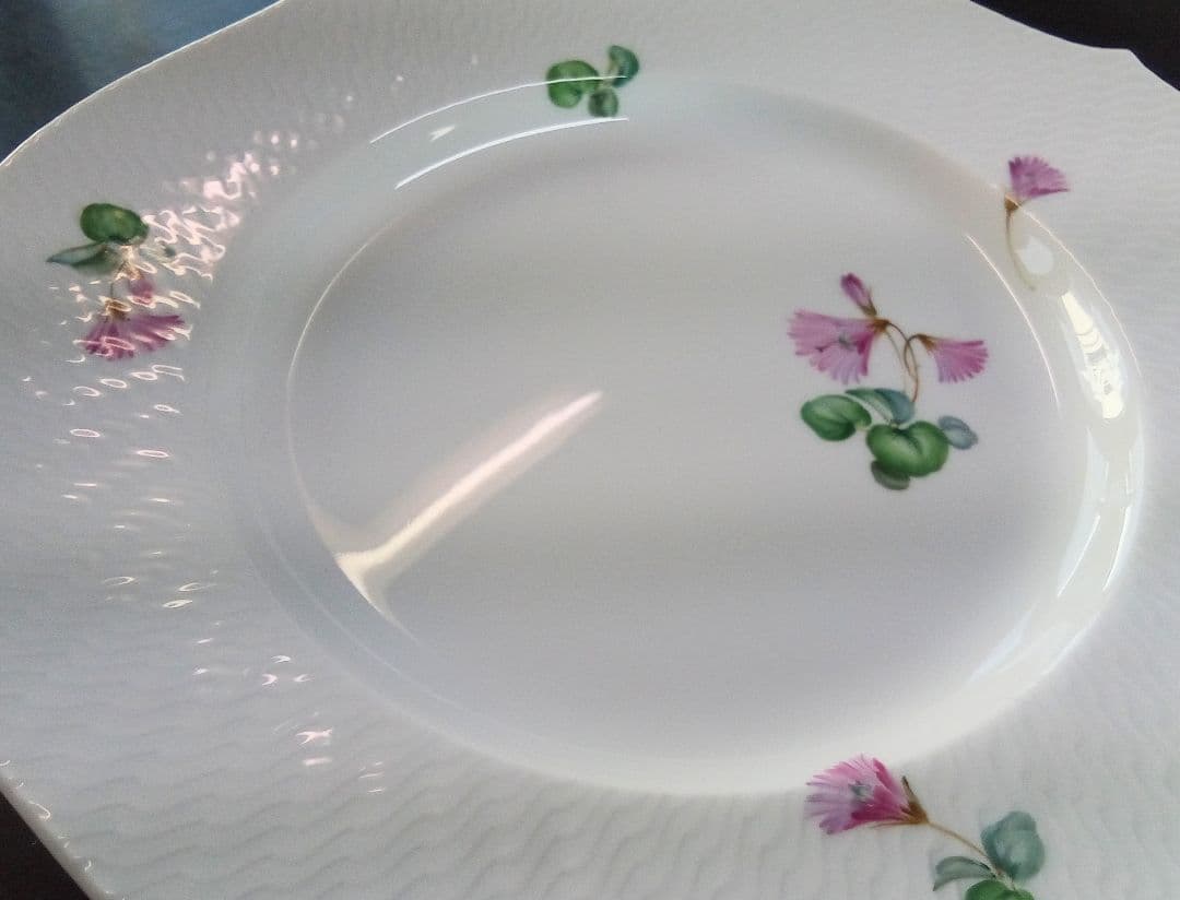 マイセンアルペンフローラプレート2枚セット