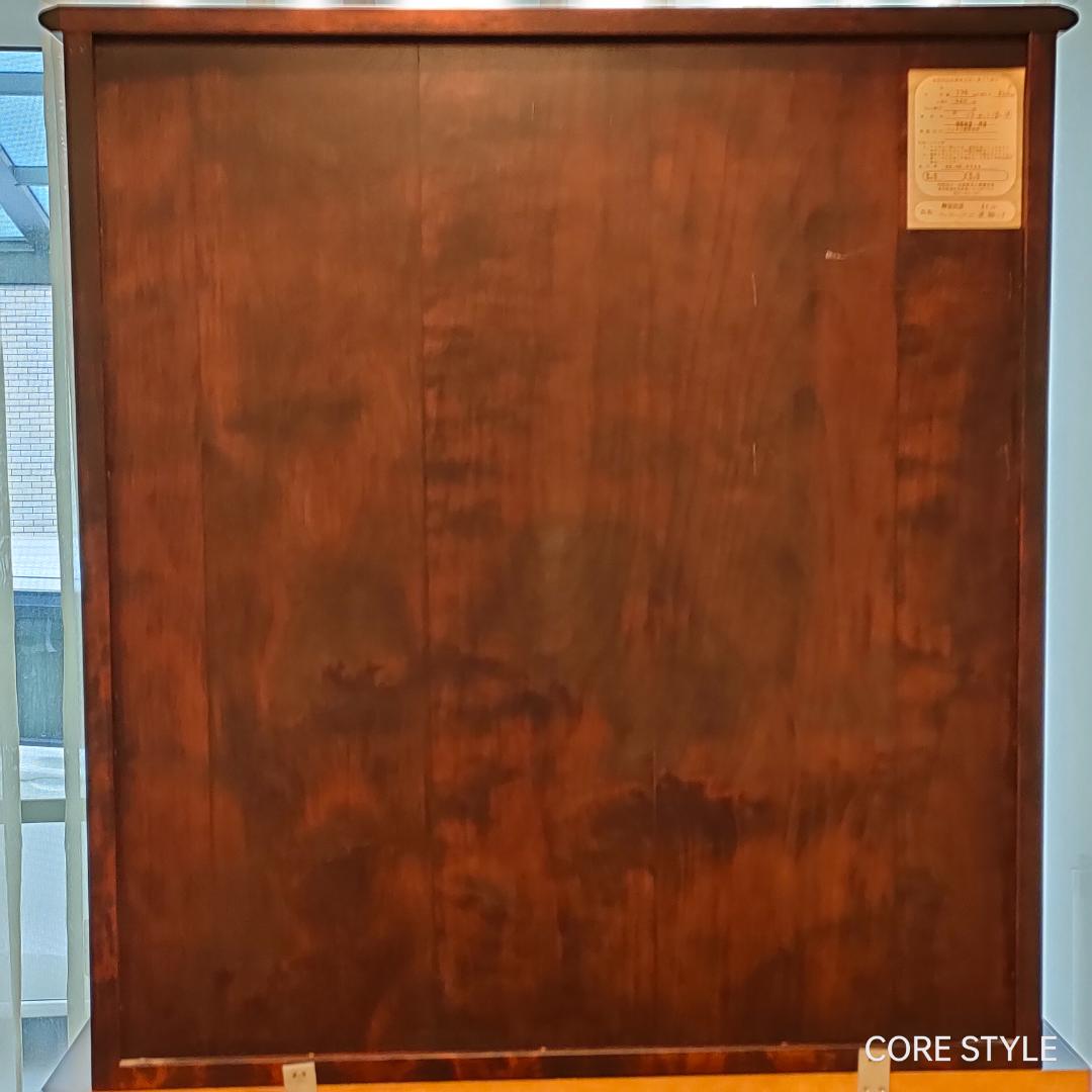 神居民芸　ライティングビューロー　ライティングデスク　樺 上棚付き 　A6