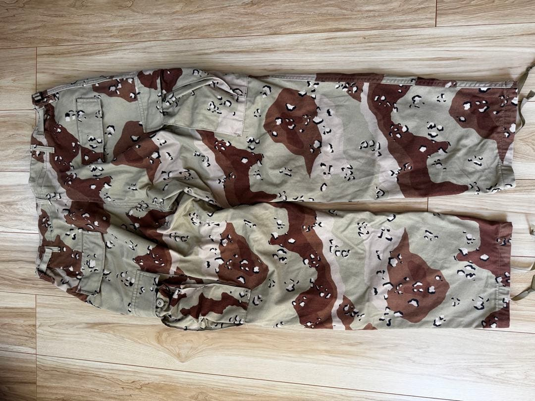 実物　米軍　6-Cデザートカモ　L-S