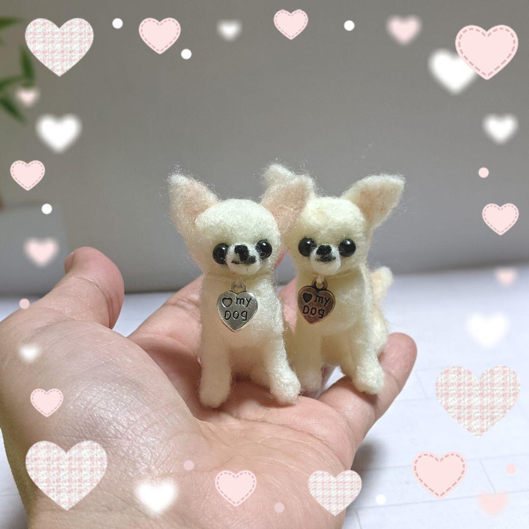 □りさま専用愛犬チワワちゃん2体ミニチュアオーダー確認用ページ□ハンドメイド愛犬