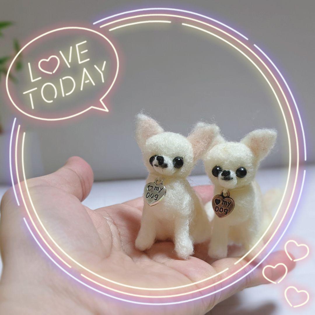 □りさま専用愛犬チワワちゃん2体ミニチュアオーダー確認用ページ□ハンドメイド愛犬