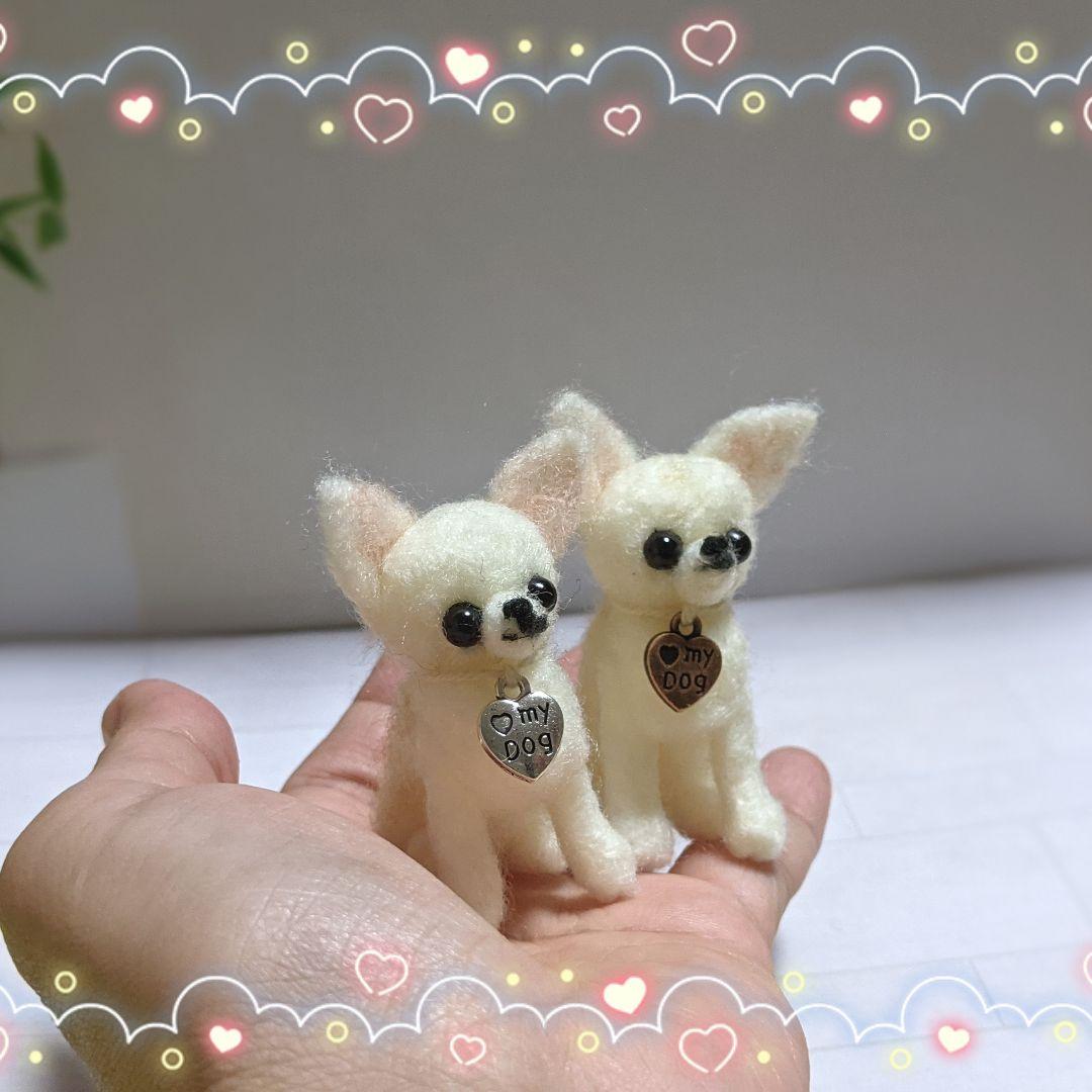 □りさま専用愛犬チワワちゃん2体ミニチュアオーダー確認用ページ□ハンドメイド愛犬