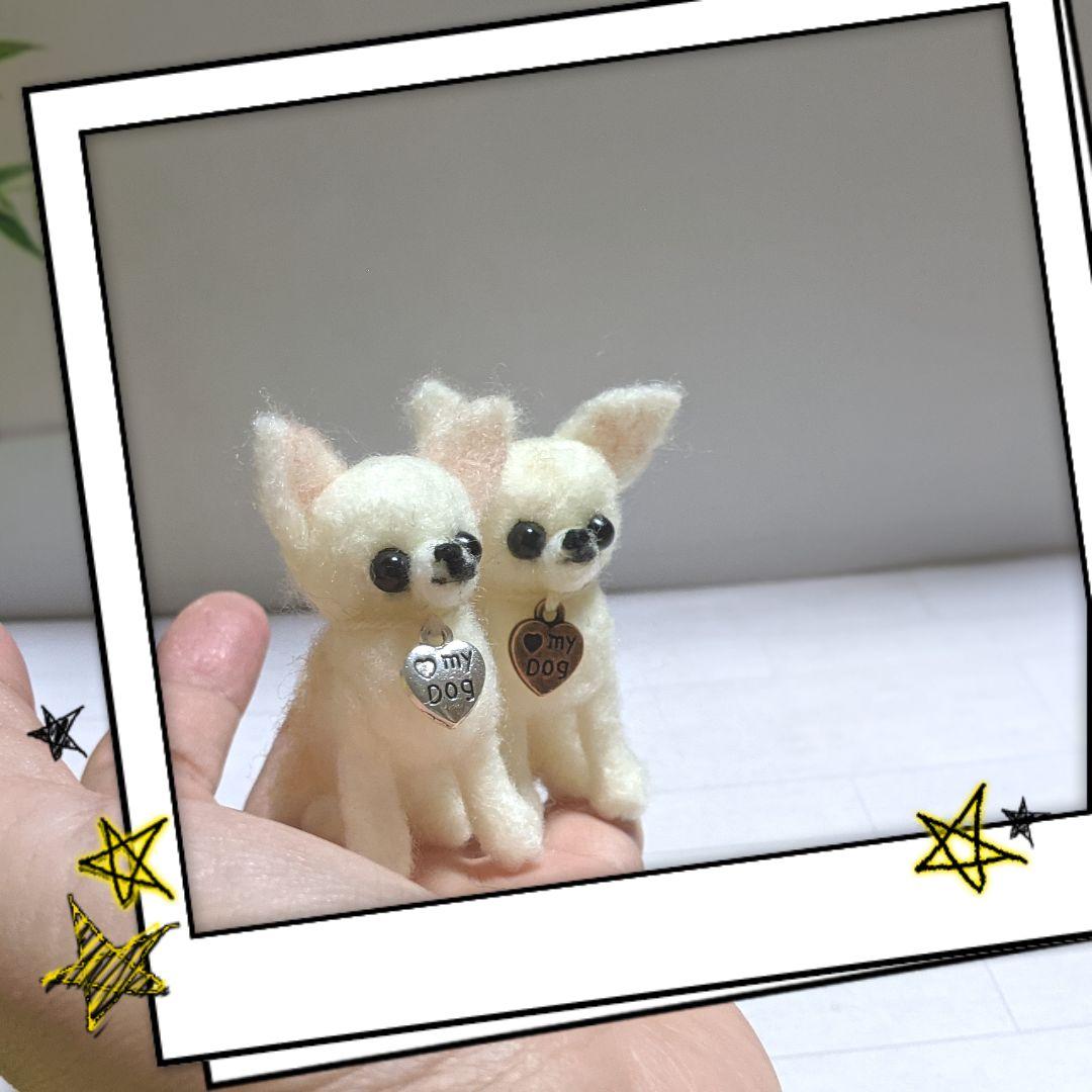 □りさま専用愛犬チワワちゃん2体ミニチュアオーダー確認用ページ□ハンドメイド愛犬