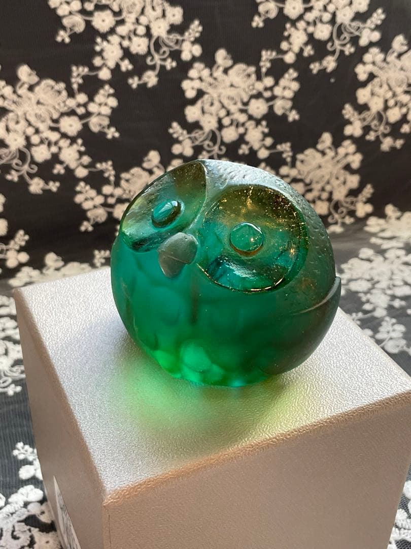 ドームフランス　Daum 置物　鳥　フクロウ