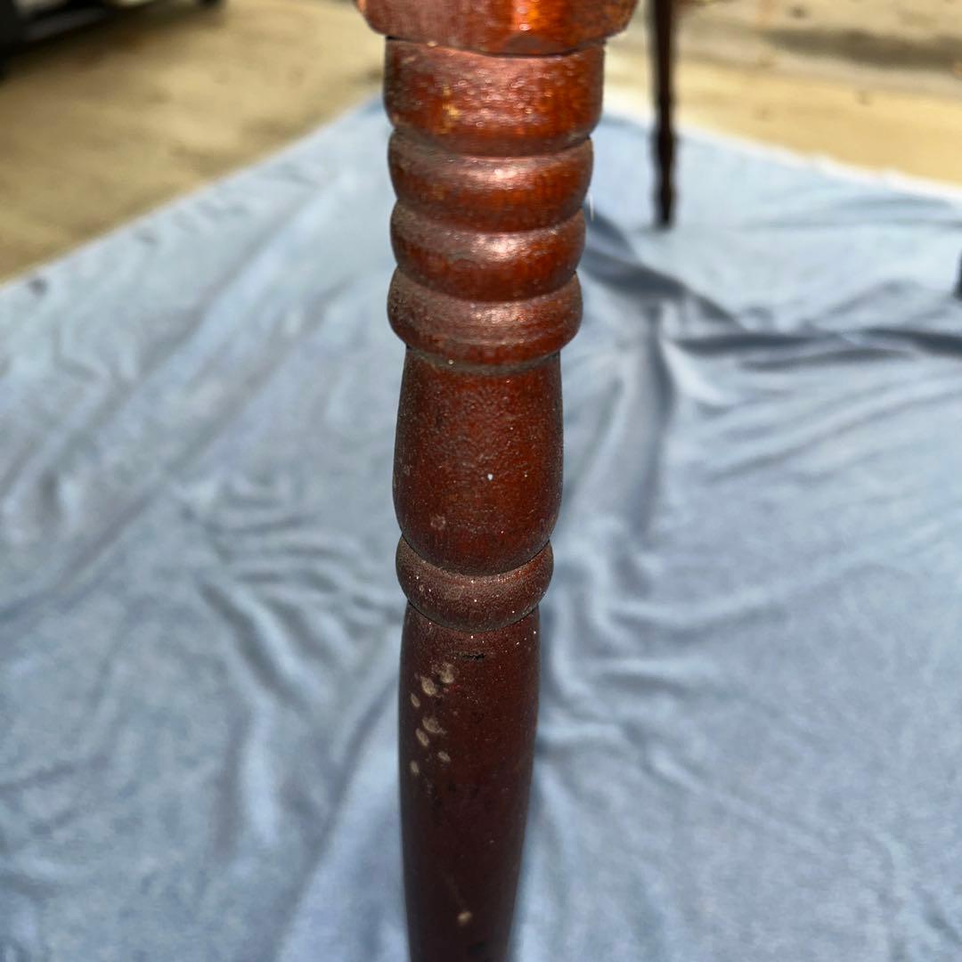 アンティーク木製センターテーブル メジャー付き