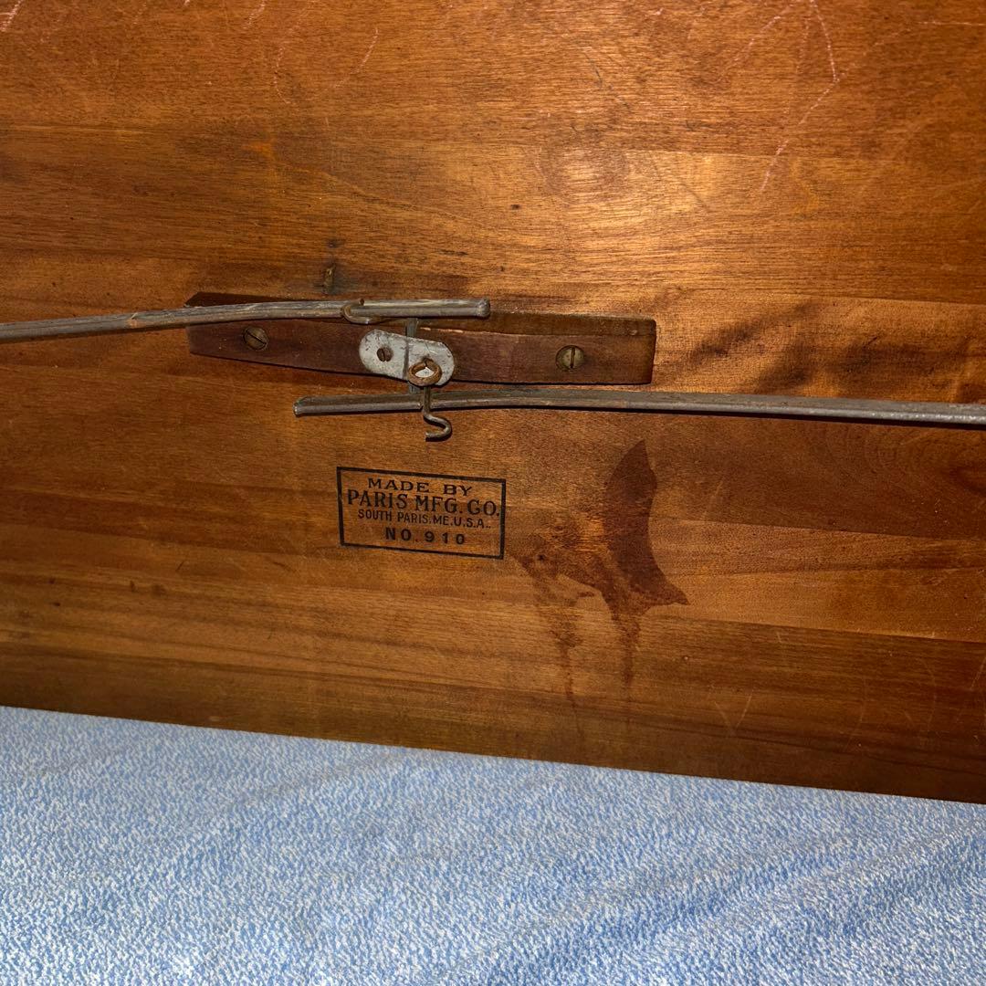 アンティーク木製センターテーブル メジャー付き