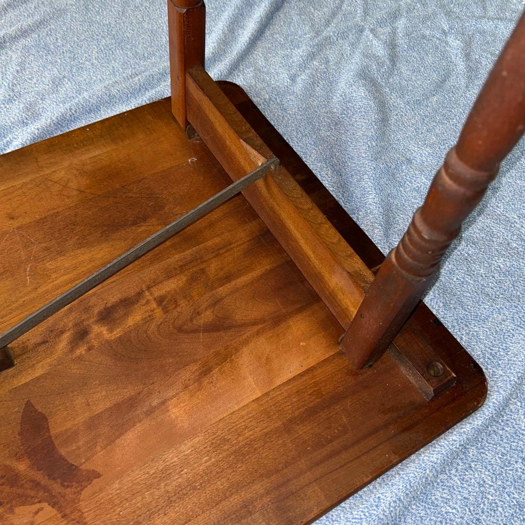 アンティーク木製センターテーブル メジャー付き