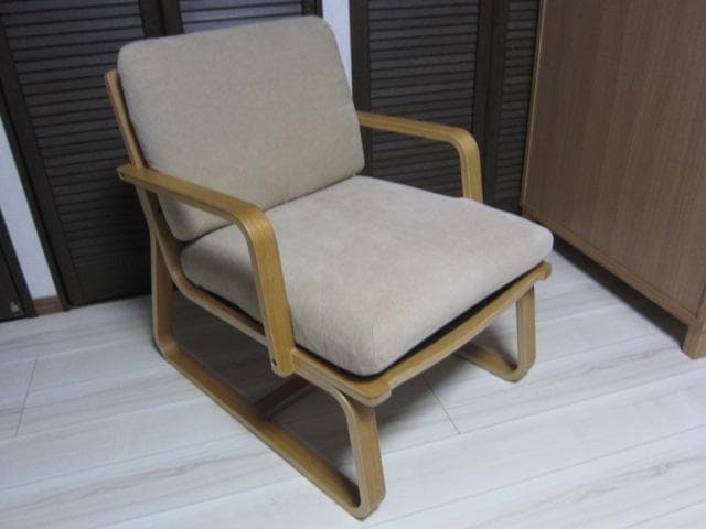 MUJI /無印良品　リビングでもダイニングでもつかえるソファチェア①