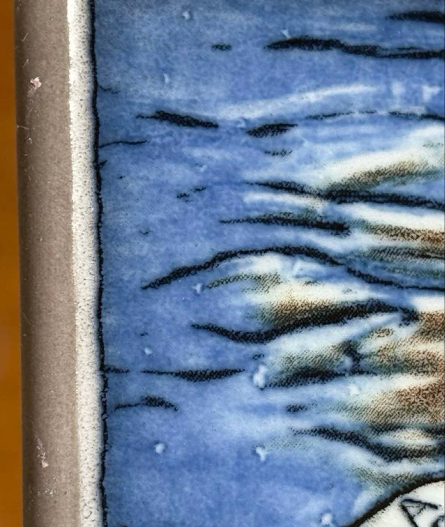 【希少品】ARABIA ヘルヤ ラッペーンランタ市別注 \"Norppa\" 陶板画