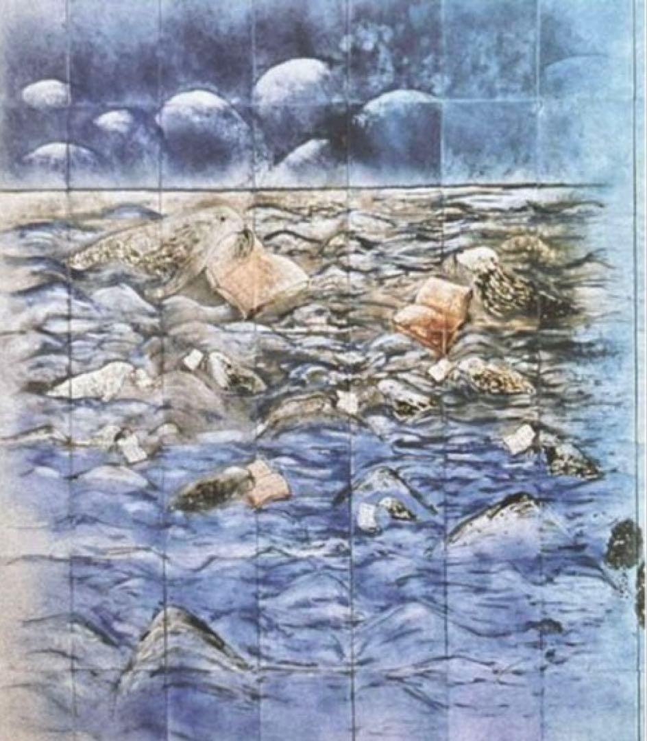 【希少品】ARABIA ヘルヤ ラッペーンランタ市別注 \"Norppa\" 陶板画