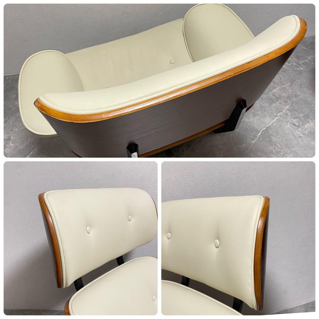 ハーマンミラー　Eames Lounge Chair 本革レザー　リプロダクト