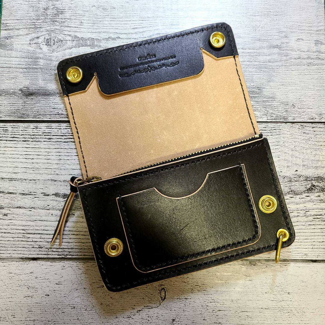 トラッカーウォレット ミドル【MW茶芯丘染め】3層ver - メルカリ