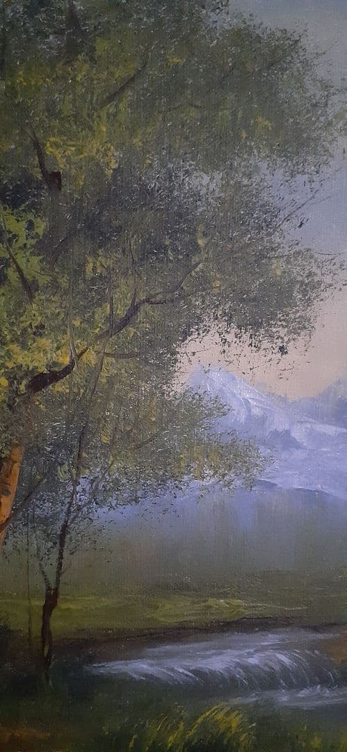 e Augustus Williams　F6　油絵　昭和50年購入