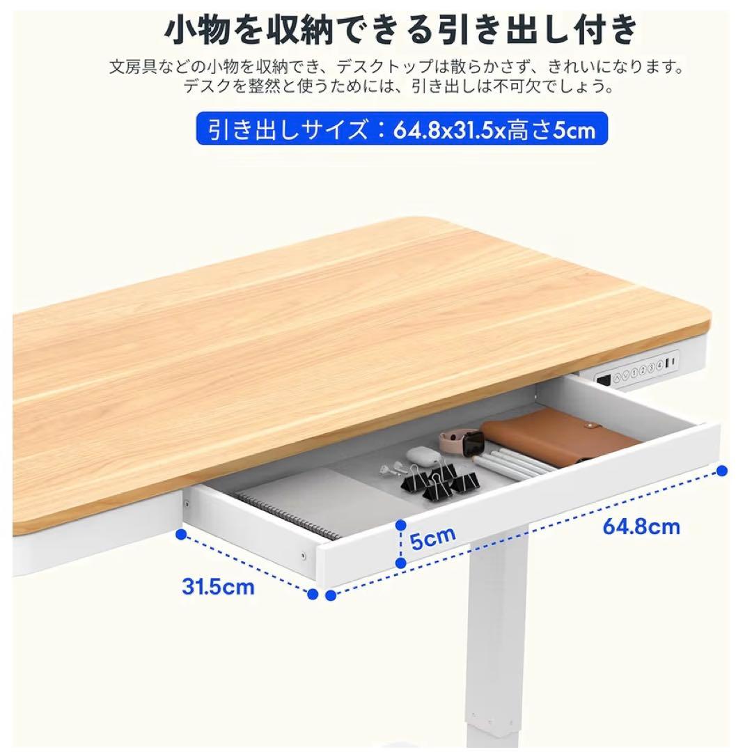 FLEXISPOT 電動昇降デスク 120x60cm