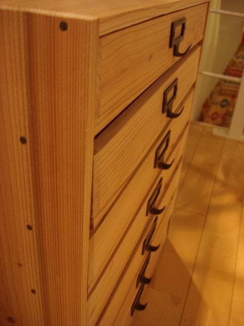 ☆送料無料☆サイズ変更可能A2ネームプレート7段引き出し/オーダー可能