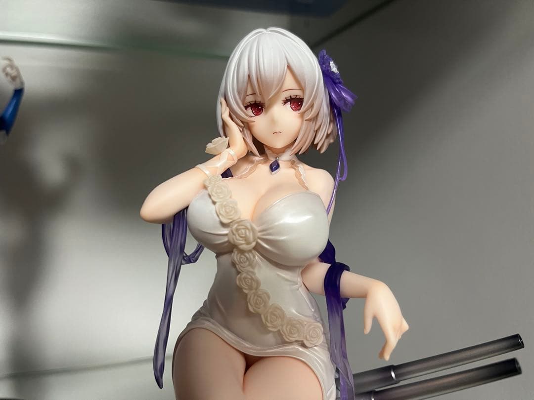 【開封済】 アズールレーン シリアス ホワイトローズ ウェーブ 1/7スケール