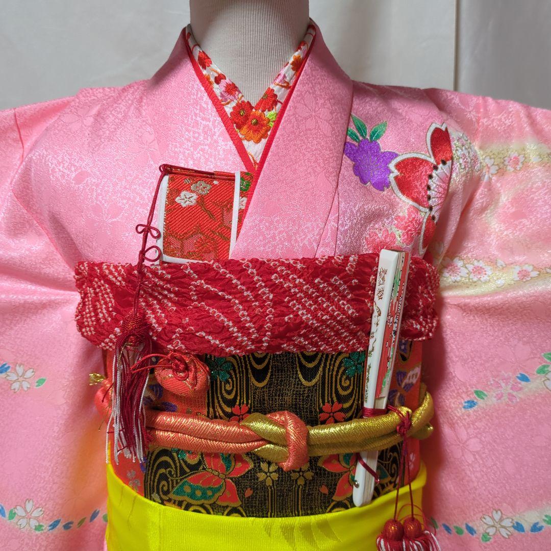 七五三　７歳用　着物コーディネート一式　美品