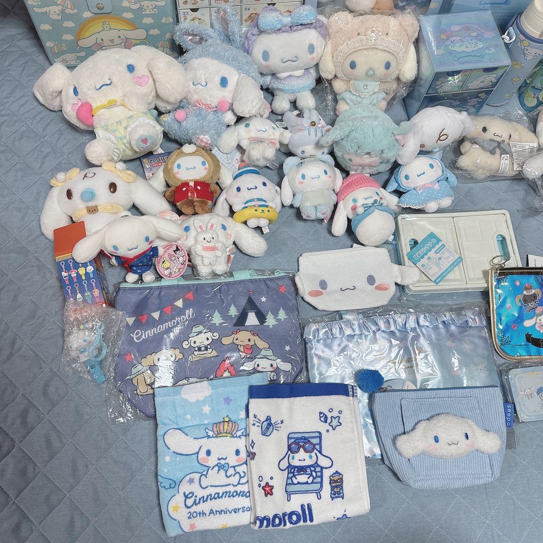 サンリオ❣️激レア　シナモロール　色々セット　レトロ　チェスト　ぬいぐるみ　ポーチ