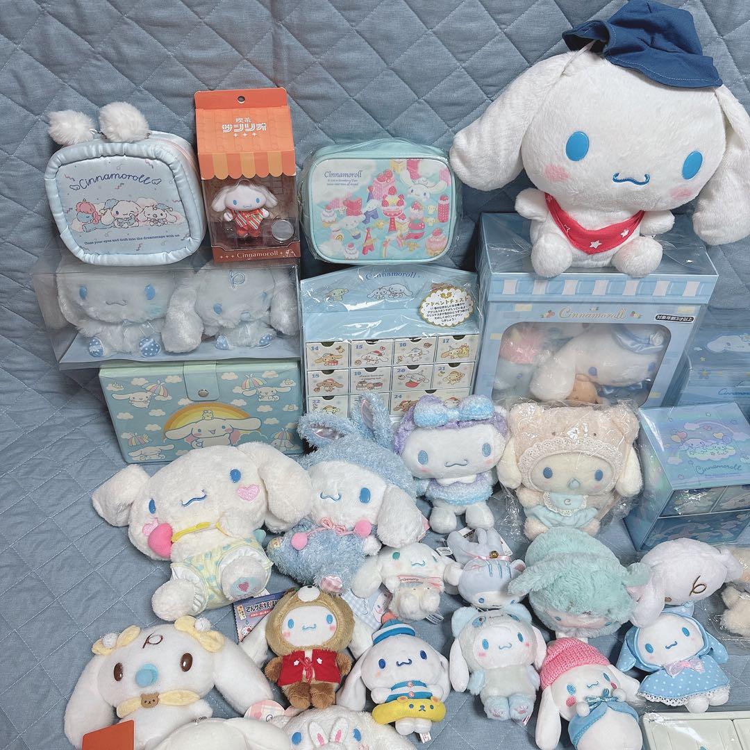 サンリオ❣️激レア　シナモロール　色々セット　レトロ　チェスト　ぬいぐるみ　ポーチ