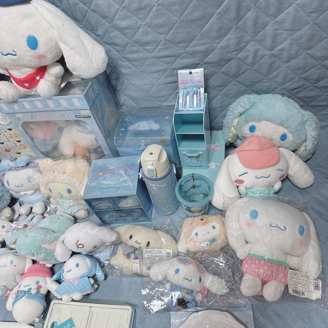 サンリオ❣️激レア　シナモロール　色々セット　レトロ　チェスト　ぬいぐるみ　ポーチ