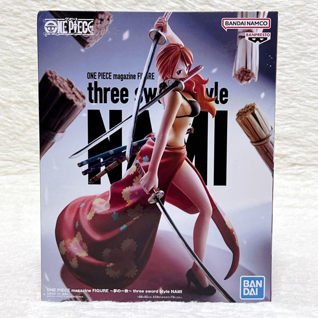 【新品】ワンピース magazine FIGURE 夢の一枚 三刀流 ナミ