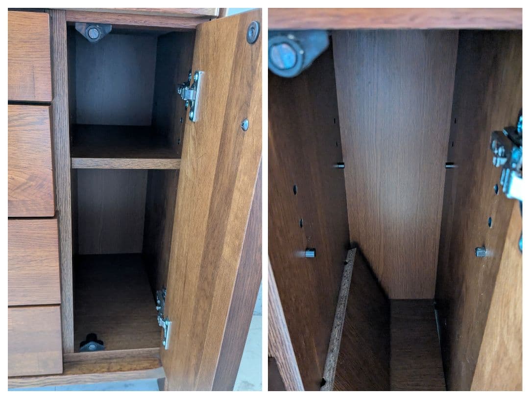 マルニ木工 ビンテージ キャビネット 90年代 地中海シリーズ ダークナチュラル