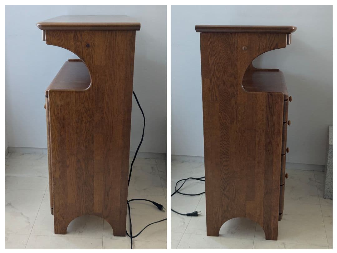 マルニ木工 ビンテージ キャビネット 90年代 地中海シリーズ ダークナチュラル