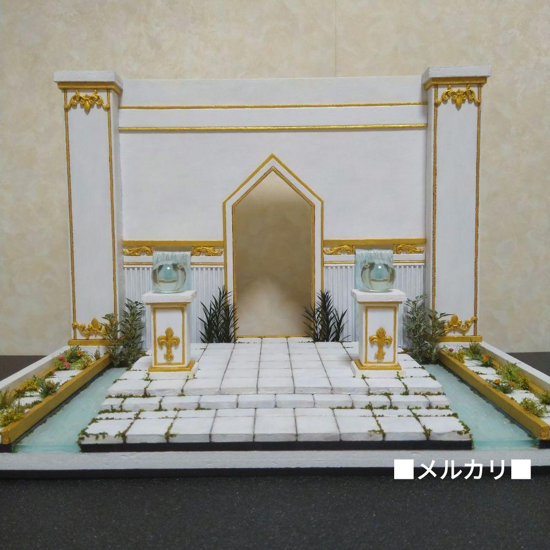 ジオラマベース45　神殿 MMMトイズ 1／12 ローマ神殿遺跡ジオラマベース 3A 【M2501-3A