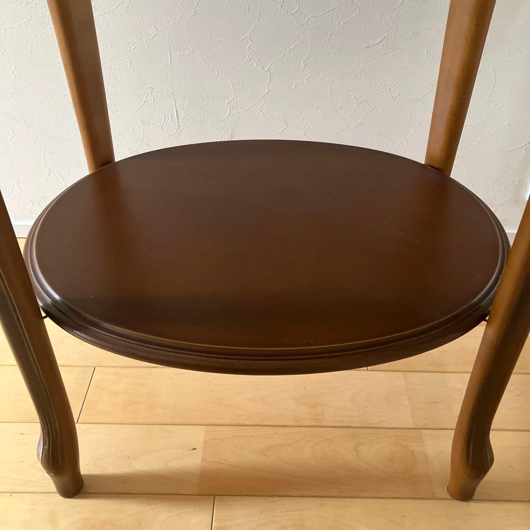 《値下げ》石の天板サイドテーブル