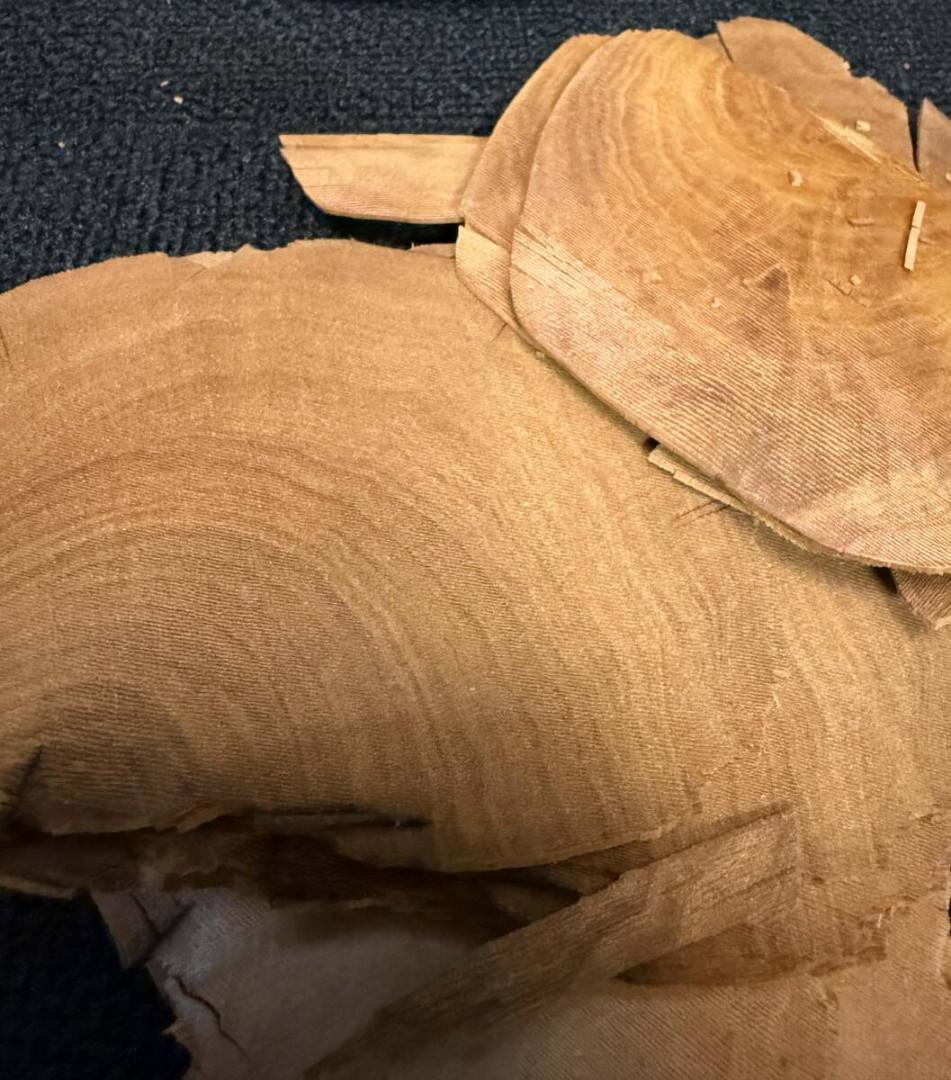 白檀 香木 薄切り ガラスケース付 109g 岡崎市発送 7195